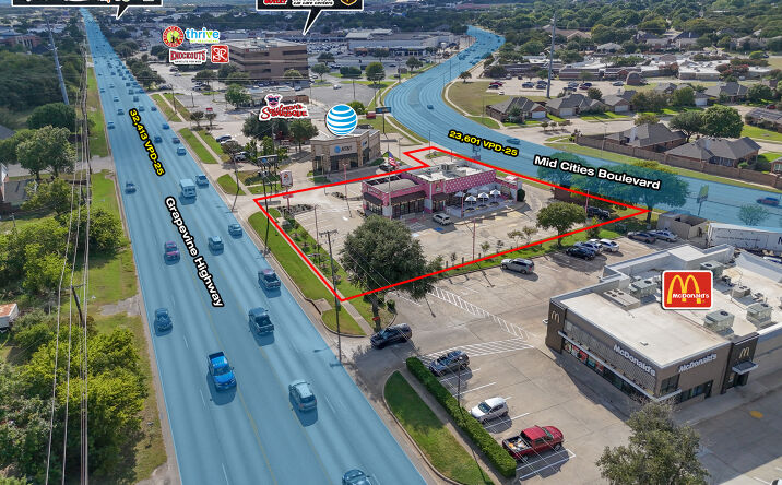 Pictures of Retail property located at 460 GRAPEVINE HWY, HURST, TX 76054 for sales - image #1