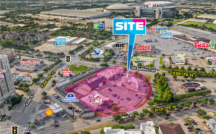 Pictures of Retail, Mixed Use property located at 8017 Main Street, Houston, TX 77025 for sales - image #1