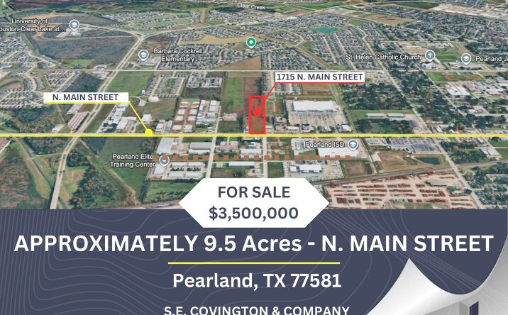 Pictures of Land property located at 1715 N. Main Street, Pearland, TX 77581 for sales - image #1