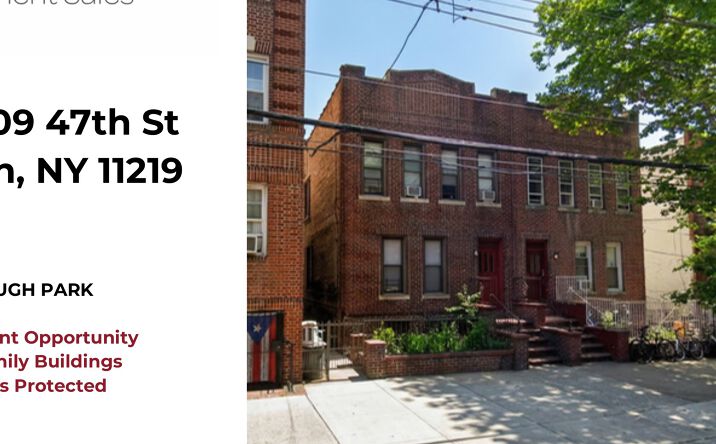 Pictures of Multifamily property located at 907 47th Street, Brooklyn, NY 11219, 909 47th Street, Brooklyn, NY 11219 for sales - image #1
