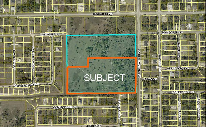Pictures of Land property located at Eisenhower Blvd, Lehigh Acres, FL 33974 for sales - image #1