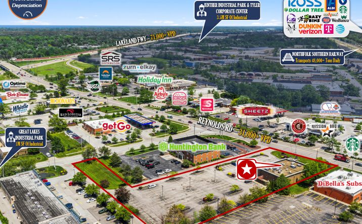 Pictures of Retail property located at 7814 REYNOLDS RD, MENTOR, OH 44060-5324 for sales - image #1