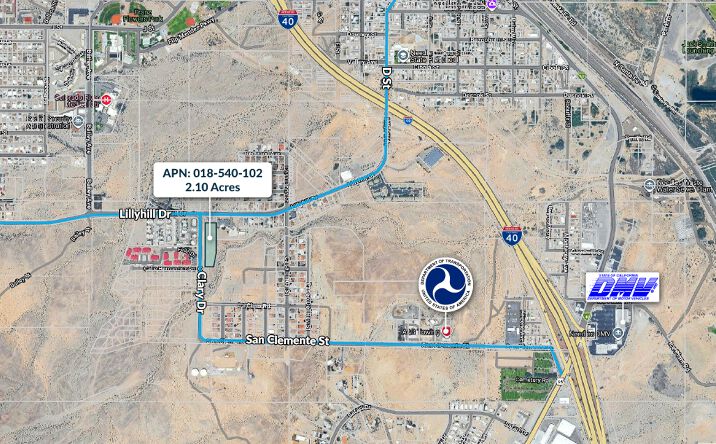 Pictures of Land property located at Clary Drive, Needles, CA 92363 for sales - image #1