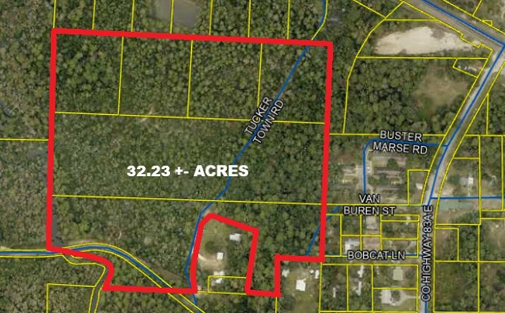Pictures of Land property located at 830 Four Mile Road, Freeport, FL 32439 for sales - image #1