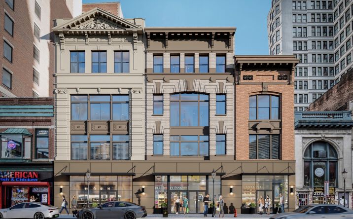 Pictures of Retail, Multifamily, Mixed Use property located at 219 East Baltimore Street, Baltimore, MD 21202 for sales - image #1
