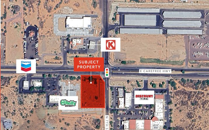 Pictures of Land property located at SWC Carefree Hwy & 7th St, Phoenix, AZ 86323 for sales - image #1