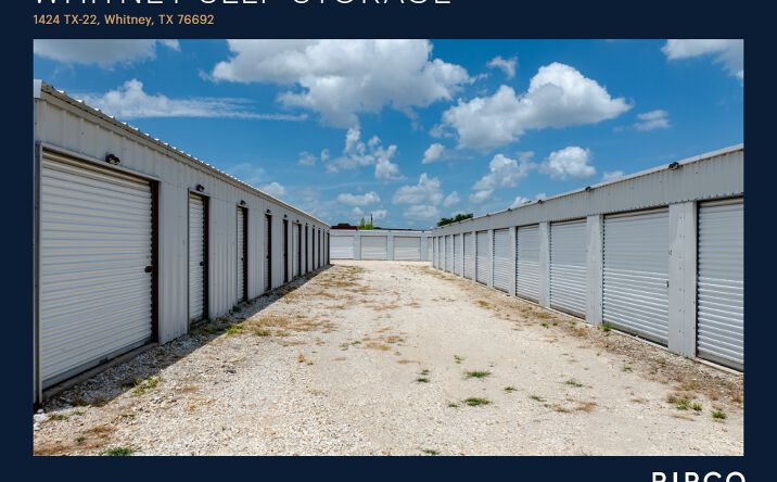 Pictures of Self Storage property located at 1424 Texas 22, Whitney, TX 76692 for sales - image #1