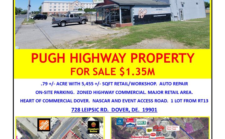 Pictures of Retail, Business for Sale property located at 728 Leipsic Rd, Dover, DE 19901 for sales - image #1
