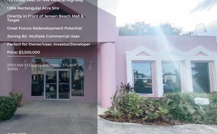 Pictures of Retail property located at 2700 NW Federal Highway, Stuart, FL 34994 for sales - image #1
