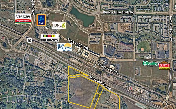 Pictures of Retail, Mixed Use, Land property located at 6008 167th Ave NW, Ramsey, MN 55303, 7550 Highway 10 NW, Ramsey, MN 55303 for sales - image #1
