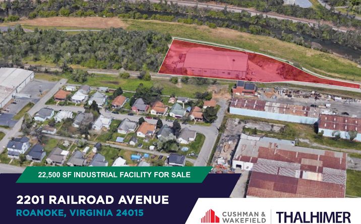 Pictures of Industrial property located at 2201 Railroad Avenue, Roanoke, VA 24015 for sales - image #1