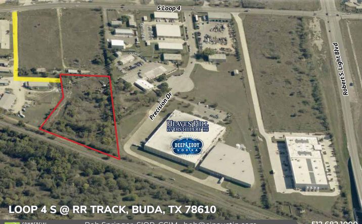 Pictures of Land property located at Loop 4 S @ RR Track, Buda, TX 78610 for sales - image #1