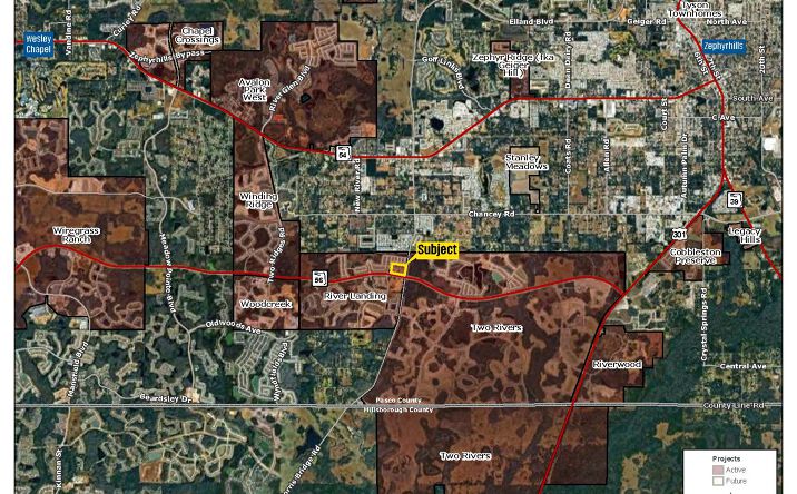 Pictures of Land property located at NWC State Road 56 & Morris Bridge Rd., Zephryhills, FL 33543 for sales - image #1