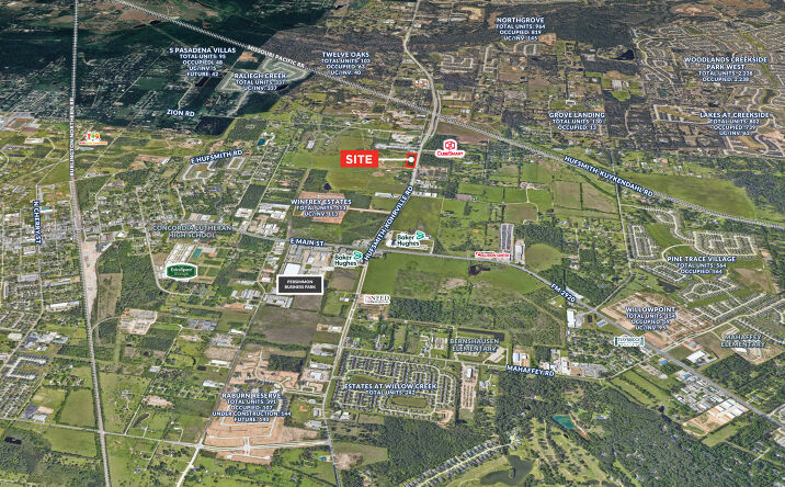 Pictures of Mixed Use, Retail, Self Storage property located at Hufsmith - Kohrville Road, Tomball, TX 77375 for sales - image #1