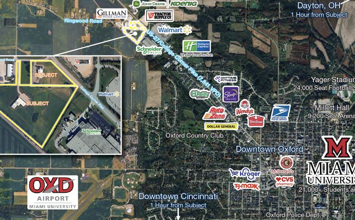 Pictures of Retail, Mixed Use property located at 6701-6711 Ringwood Road, Oxford, OH 45056 for sales - image #1