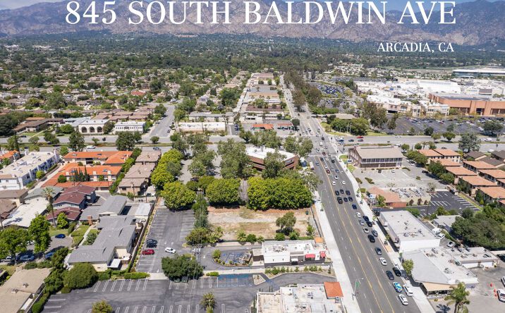 Pictures of Retail, Office, Land property located at 845 South Baldwin Avenue, Arcadia, CA 91007 for sales - image #1