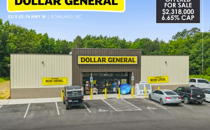 Pictures of Retail property located at 5215 U.S. 74 Alternate, Rowland, NC 28383 for sales - image #1