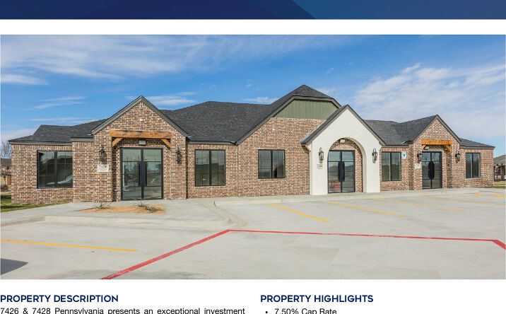 Pictures of Office property located at 7426 Pennsylvania Drive, Amarillo, TX 79119, 7428 Pennsylvania Drive, Amarillo, TX 79119 for sales - image #1