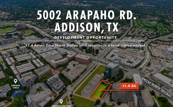 Pictures of Land property located at 5002 Arapaho Rd, Addison, TX 75001 for sales - image #1