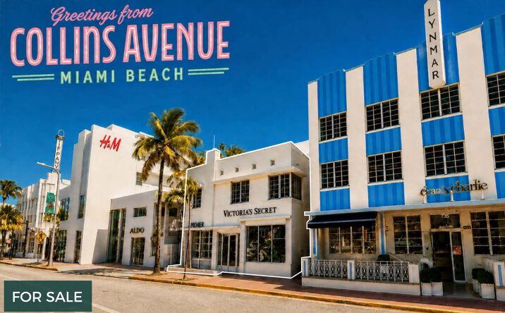 Pictures of Retail, Mixed Use property located at 745 Collins Avenue, Miami Beach, FL 33139 for sales - image #1