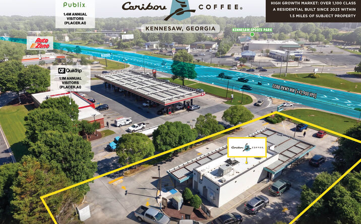 Pictures of Retail property located at 2705 COBB PKWY NW, KENNESAW, GA 30152-3405 for sales - image #1