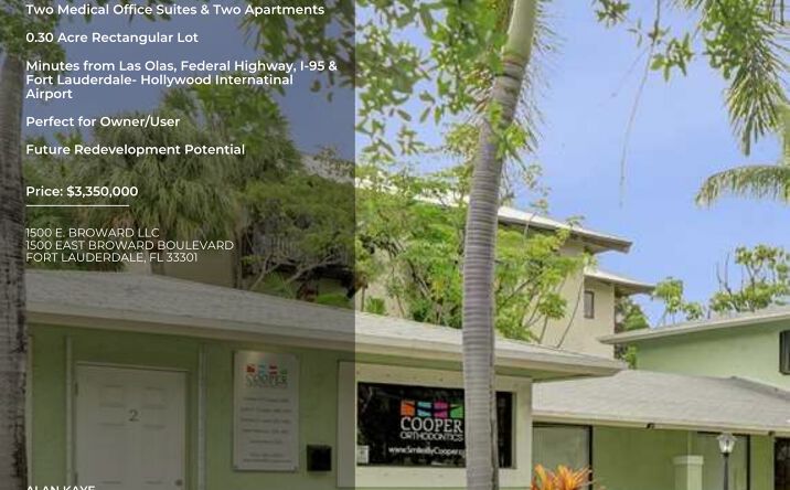 Pictures of Mixed Use, Office, Multifamily property located at 1500 East Broward Boulevard, Fort Lauderdale, FL 33301 for sales - image #1