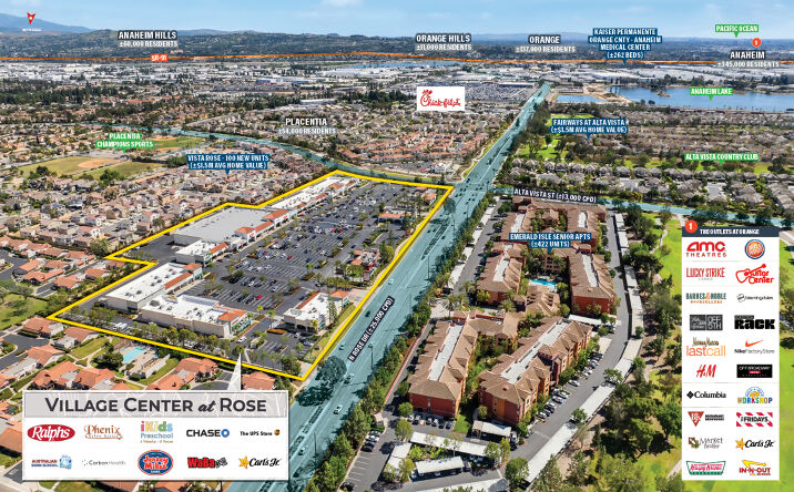 Pictures of Retail property located at 600-858 N Rose Dr, Placentia, CA 92870-7513 for sales - image #1