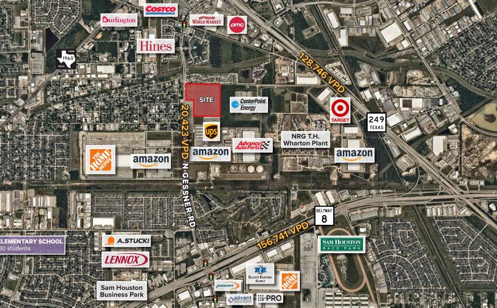 Pictures of Land property located at 11802 North Gessner Road, Houston, TX 77064 for sales - image #1