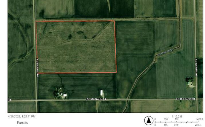 Pictures of Land property located at East 1900 North Road, Cullom, IL 60929 for sales - image #1