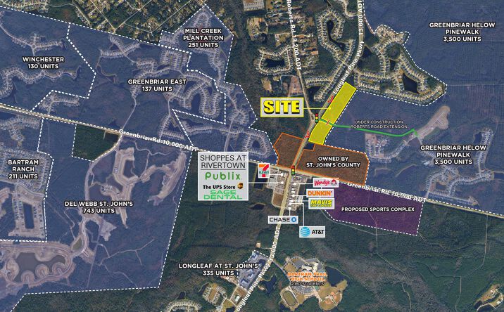Pictures of Retail, Land property located at Greenbriar Road, Fruit Cove, FL 32259 for sales - image #1