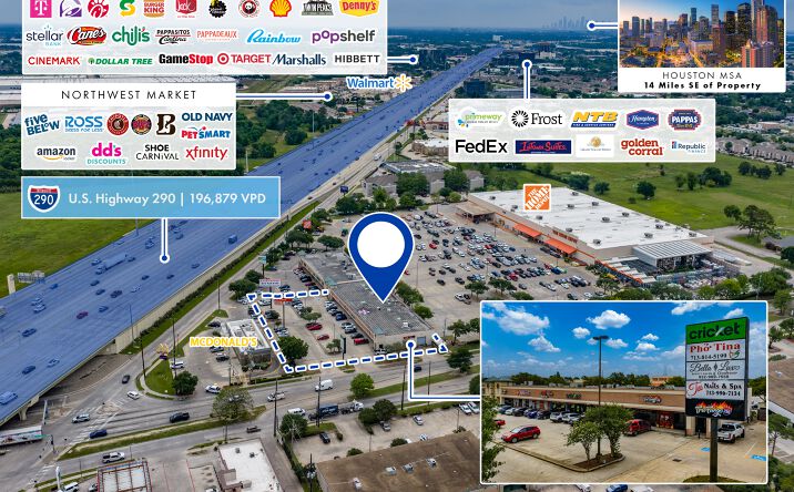 Pictures of Retail property located at 6306 Fairbanks North Houston Road, Houston, TX 77040 for sales - image #1