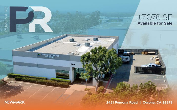 Pictures of Industrial property located at 2451 Pomona Road, Corona, CA 92878 for sales - image #1