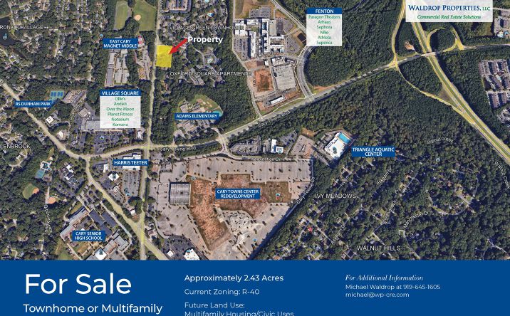 Pictures of Land, Multifamily property located at 1108 SE Maynard Road, Cary, NC 27511, 1112 SE Maynard Road, Cary, NC 27511-4143 for sales - image #1