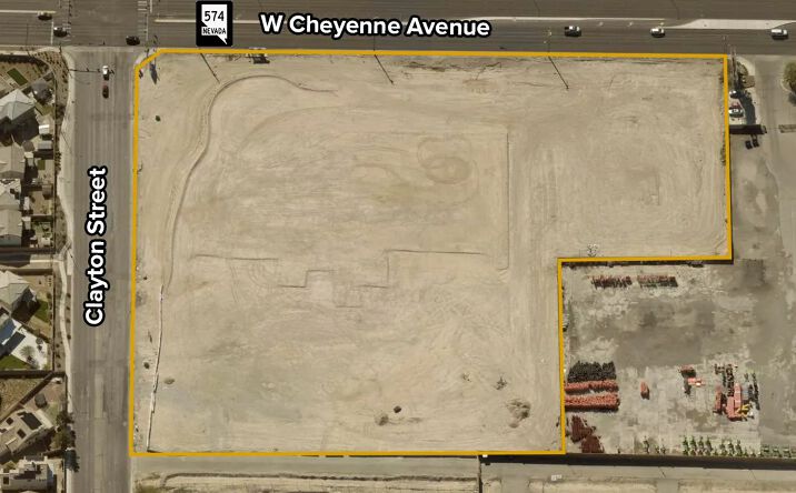 Pictures of Land property located at 2180 West Cheyenne Avenue, North Las Vegas, NV 89032 for sales - image #1