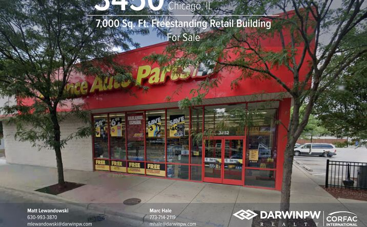 Pictures of Retail property located at 3450 West Montrose Avenue, Chicago, IL 60618 for sales - image #1