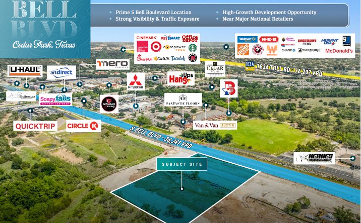 Pictures of Land property located at 977 S Bell Blvd, Cedar Park, TX 78613 for sales - image #1