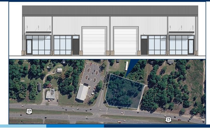 Pictures of Industrial property located at 44 & 46 Perkins Drive, Hampstead, NC 28443 for sales - image #1