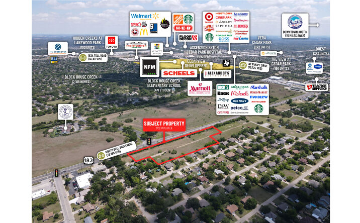 Pictures of Retail, Land property located at 2702 Poplar Lane, Cedar Park, TX 78613 for sales - image #1