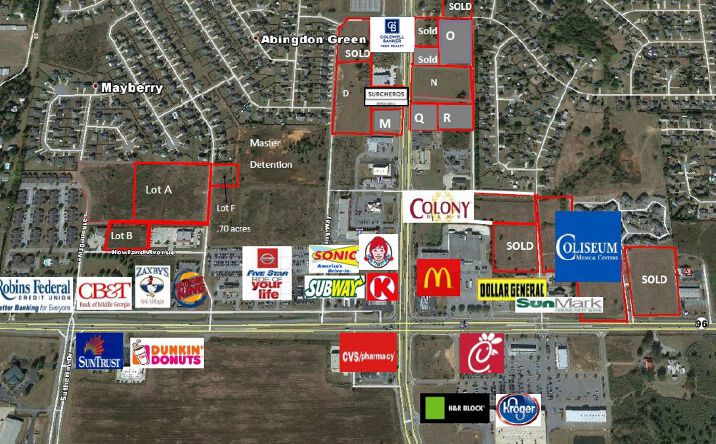 Pictures of Land property located at Raleigh Drive, Warner Robins, GA 31088 for sales - image #1