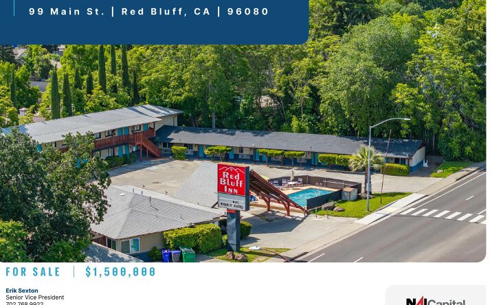 Pictures of Hospitality property located at 99 Main St., Red Bluff, CA 96080 for sales - image #1