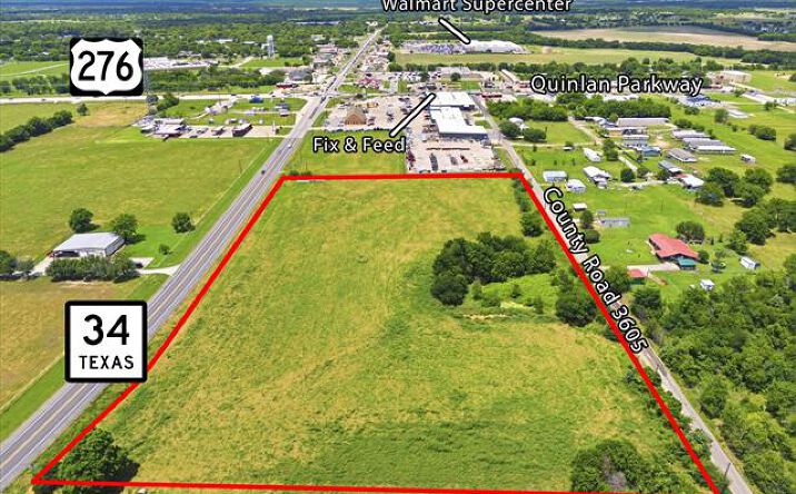 Pictures of Retail, Industrial, Land property located at 9135 State Highway 34, Quinlan, TX 75474-9442 for sales - image #1