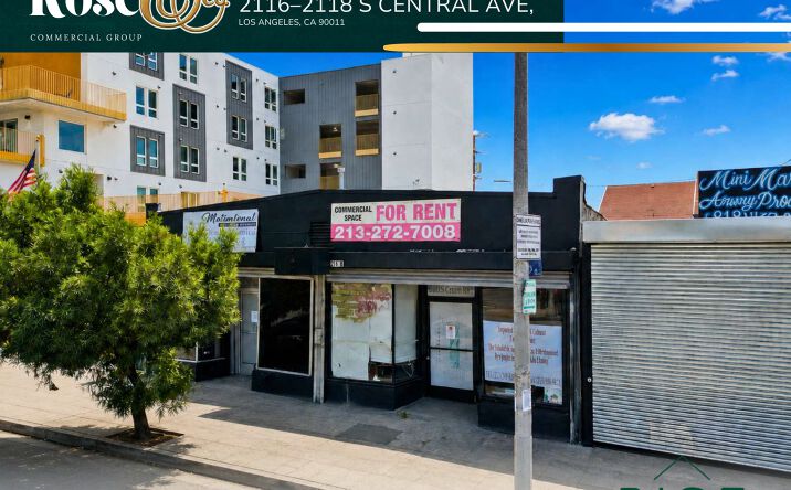 Pictures of Retail property located at 2116-2118 S Central Ave, Los Angeles, CA 90011 for sales - image #1