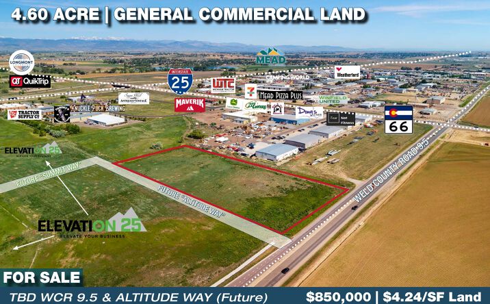 Pictures of Land property located at TBD WCR 9.5 & Altitude Way (Future), Mead, CO 10013 for sales - image #1