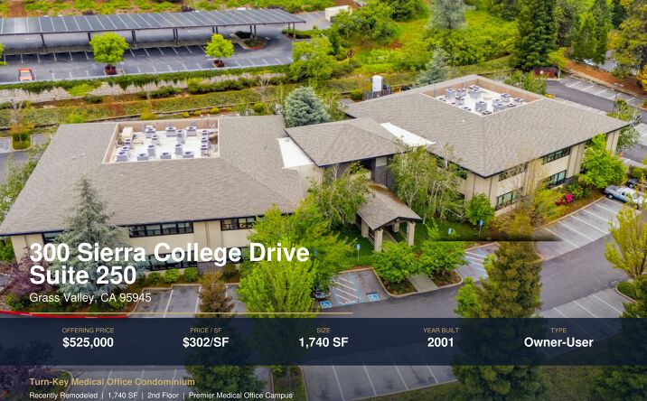 Pictures of Office property located at 300 Sierra College Drive, Grass Valley, CA 95945 for sales - image #1