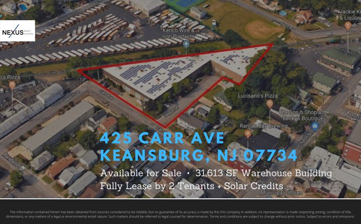 Pictures of Industrial property located at 425 Carr Ave, Keansburg, NJ 07734 for sales - image #1