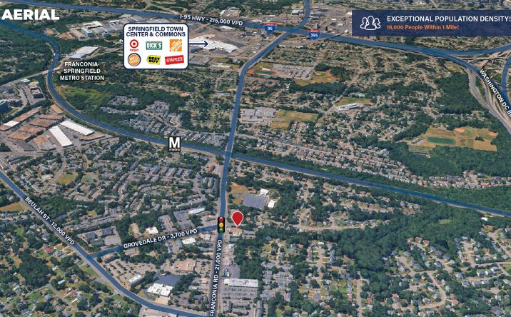 Pictures of Retail property located at 6150 Franconia Road, Alexandria, VA 22310 for sales - image #1