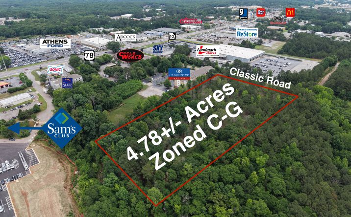 Pictures of Land property located at 166 CLASSIC RD, ATHENS-CLARKE COUNTY UNIFIED GOVERNMENT, GA 30606 for sales - image #1