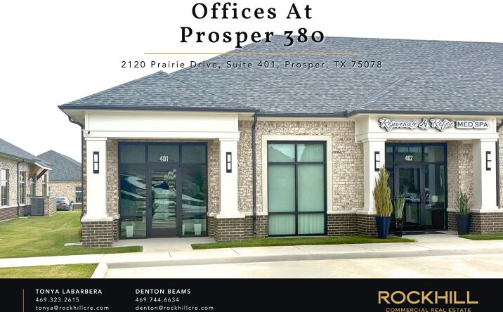 Pictures of Office property located at 2120 Prairie Drive, Suite 401, Prosper, TX 75078 for sales - image #1
