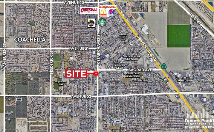 Pictures of Retail, Land property located at 51531 Harrison Street, Coachella, CA 92236 for sales - image #1