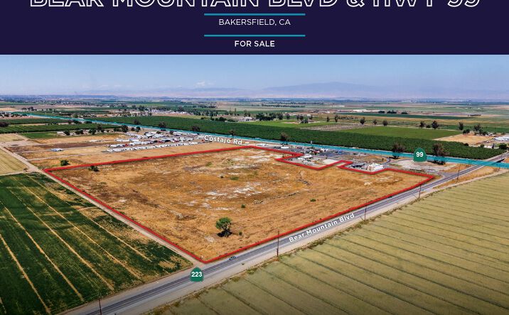 Pictures of Land property located at Bear Mountain Blvd & Hwy 99, Bakersfield, CA 93311 for sales - image #1
